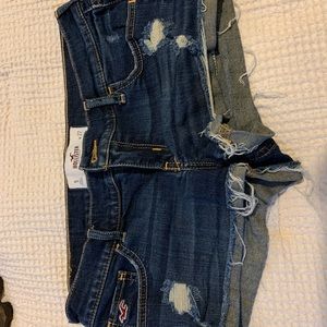 Hollister distressed shorts